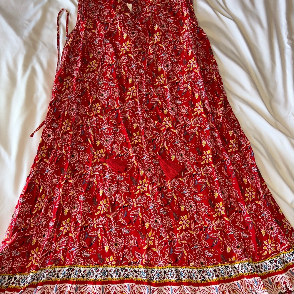 Floral Red Women’s Dress